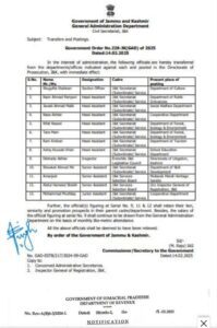 Transfer News तबादला सूची जारी: अधिकारियों के स्थानांतरण के नए आदेश, यहां देखें पूरी लिस्ट