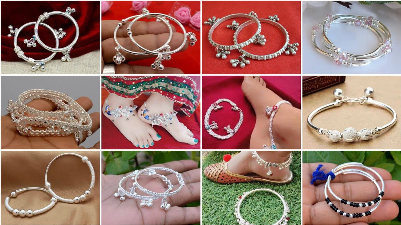 Trendy Silver Payal For Baby Girl :चैत्र नवरात्र में नन्ही परी के पैरो की छम - छम से गूँज उठेगा घर आँगन