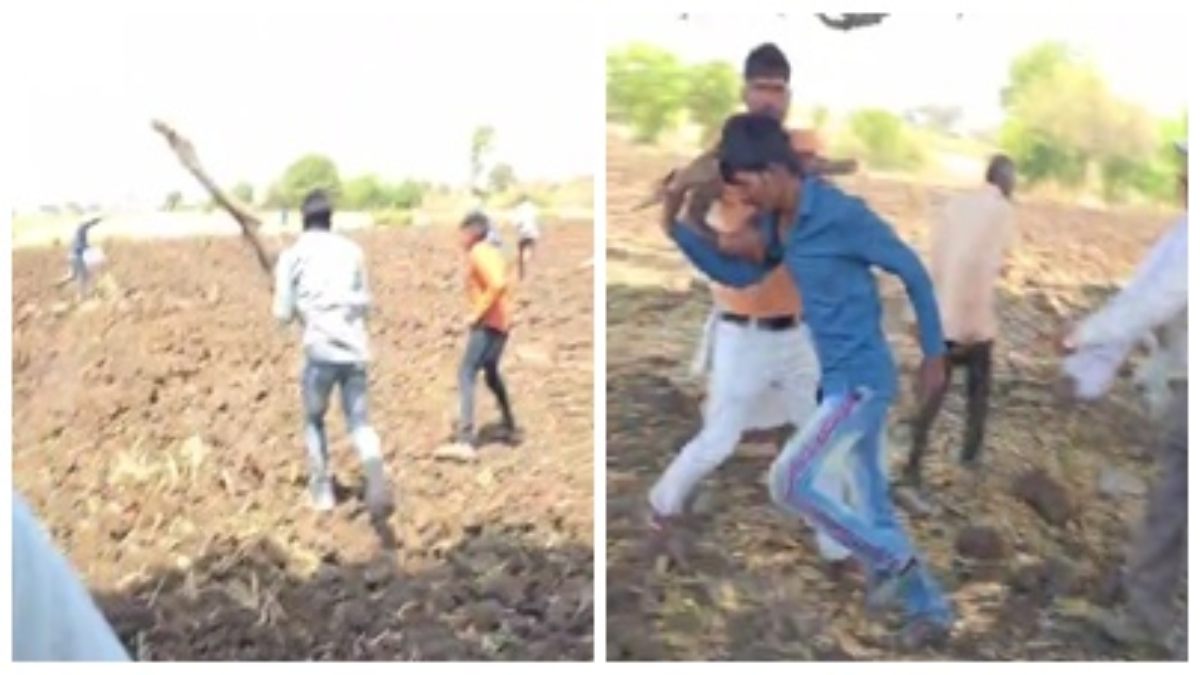 MP के इस जिले में सीमांकन करने गए पटवारी को ग्रामीणों ने दौड़ा - दौड़ा कर पीटा