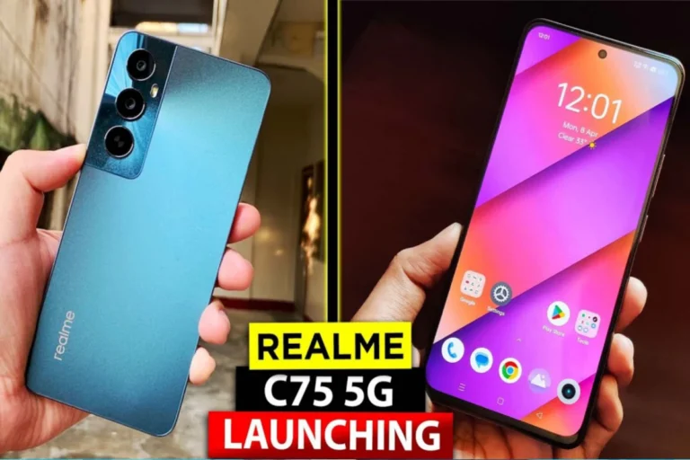 Realme C75 5G smartphone launched with 6000 mah battery and amazing camera quality at a very low price