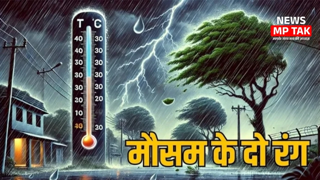 MP Weather Update: MP के इन जिलों के लिए जारी किया Alert तेज आंधी के साथ होगी बारिश