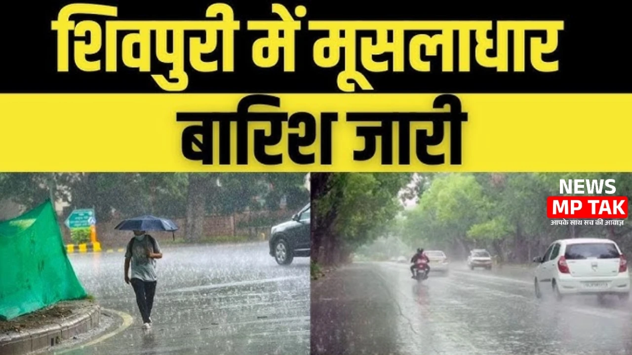 MP Weather Alert: शिवपुरी में बारिश ने मचाया कहर जनजीवन बेहाल देखें हालात 