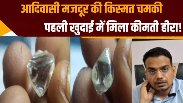 MP News: पन्ना में पहले ही दिन मजदूर को मिला ₹40 लाख का हीरा, चमकी किस्मत