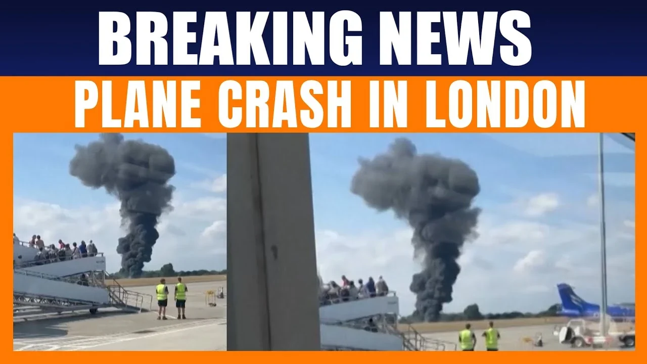 London Plane Crash: उड़ान भरते ही हादसे का शिकार हुआ सुपर किंग एयरलाइन का विमान, धुएं की लपटों से मचा हड़कंप